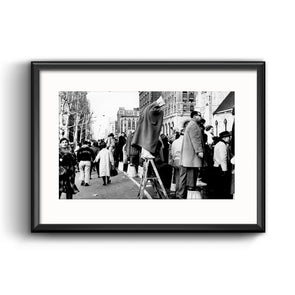 Mummers Parade, 1961 Framed Print with Mat