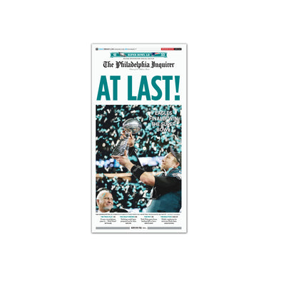 At Last Super Bowl Champs Unframed Print